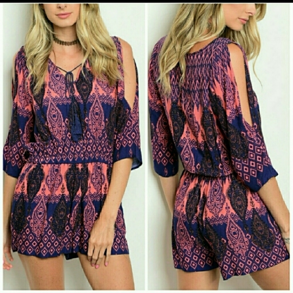 Cold Shoulder Romper